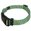 Country Brook Petz - Deluxe Flamingos Dog Collar - Made