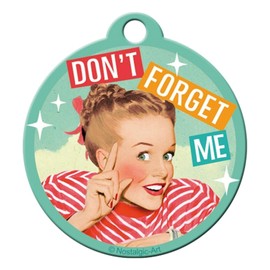 Nostalgic-Art-Say it 50's Don't Forget-me Key Ring Diameter 4 cm