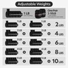 AmStaff Fitness Adjustable Ankle Weights 1 Pair 2 4 6