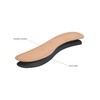Natural Leather Insoles for Men with Activated Carbon Underlayer, Inserts,