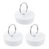 sourcing map 3 Pcs Rubber Sink Plug, Bathtub Drain Stopper