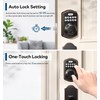 TEEHO Keyless Entry Door Lock - Electronic Keypad Deadbolt with