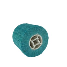 Sanding Roller Brush, Nylon Brush, Sanding Sleeves for Sanding Roller Satin Machine, Grit 320, Satin Roller for Wood and Metal Surface Polishing Diameter 120 x 100 mm