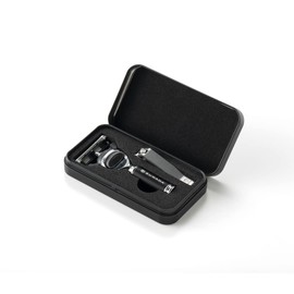SUWADA Travel Set [Black] Nail Clipper Mini & Travel Razor [Genuine]
