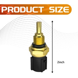 Hirificing Oil Temperature Sensor 48160-PGJ-003, 1434050 Engine Coolant Temperature Sensor with O-Ring VTM 4 Compatible with Honda Pilot 2003-2015 for Honda Ridgeline 2006-2014 (Black)