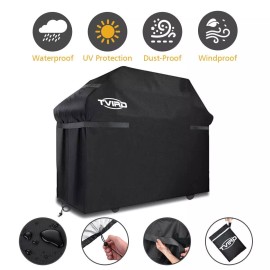 TVIRD Waterproof Grill Cover - Fits up to 67", Nylon All Seasons