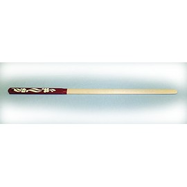 Bethany Housewares Lefse Turning Stick 7/8" wide x 24" long, Red - Wood