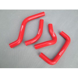 Red Silicone Radiator Hose For 2005 Suzuki RMZ450