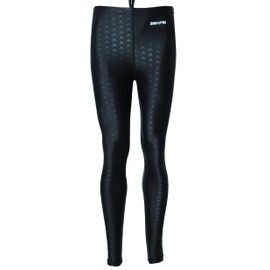 Mens Diving Leggings UV 50+ Sun Protection Basic Dive Skin Pants Beach Water Game Swimming Suit - XL - Black (Black Stripe)