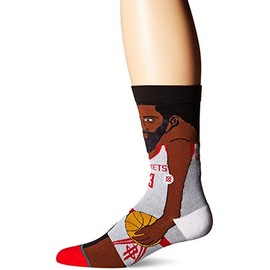 Stance Men's J. Harden Crew Sock, White, L