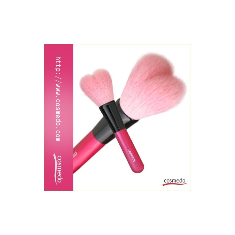Takumi no Cosmetic Brush, Kumano Brush, Heart-shaped, Cheek Brush (H-015P)