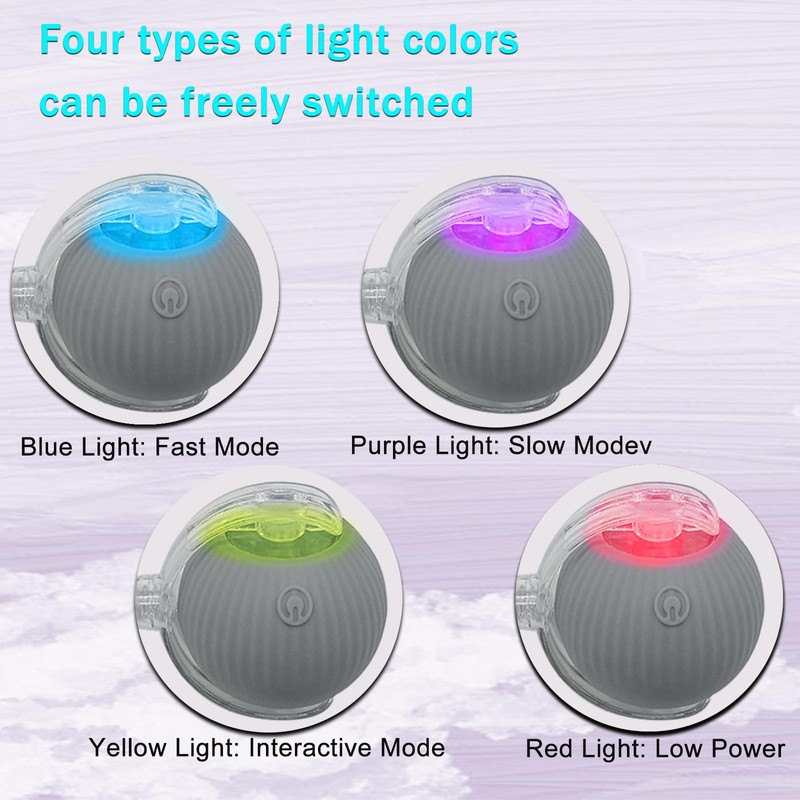 Interactive Cat Dog Toy Ball: Indoor Small Automatic Moving Smart