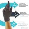 Unigloves Black Pearl Nitrile Examination Gloves - Multipurpose, Powder Free