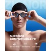 ZIONOR G1 Lite Swim Goggles with Swim Cap Comfortable Anti-fog