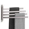KOKOSIRI Hand Towel Holder Rack Swivel Bathroom Towel Bars Swing