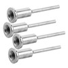 Zerodeko 4pcs Electric Drill to Polisher Adapter Durable Conversion Rod