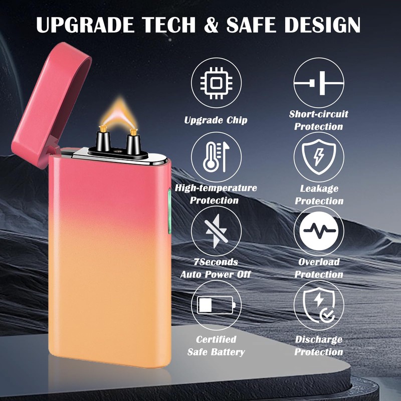 RSBYE Plasma Lighter Rechargeable USB C Electric Torch Lighter Big