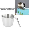 304 Stainless Steel Butter Warmer 600ML Small Saucepan Measuring Cup