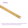 sourcing map 3 Pack M2 x 250mm Fully Threaded Rod