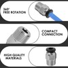 PC4-M10 Pneumatic Fitting Bowden Fitting Male Straight PTFE Hose Compatible