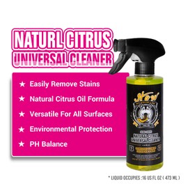 H.O.W AUTO DETAILING & CARE H.O.W Natural Universal Citrus Cleaner | Non-toxic All-Purpose Vegan Car Cleaner Spray (16 oz)