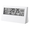 Leafutt Clock, Table Clock, Alarm Clock, Digital Calendar, Snooze, Date,