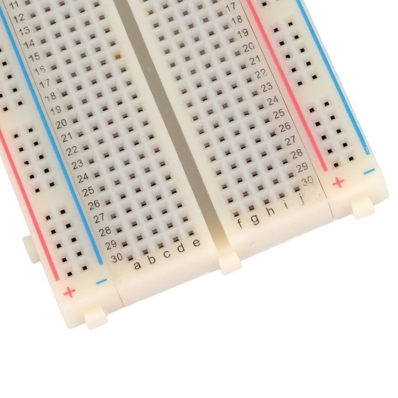 KKHMF 3pcs 400 Holes Mini Breadboard Laboratory Board Jumper Wire
