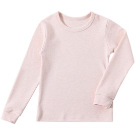 Kids Winter Thermal Underwear Long Johns Set Boys Pajamas Warm Base Layer Set (Beige,8T)