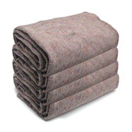 HTTMT- 4pcs 80" x 72" Large Heavy Duty Textile Moving Blanket Furniture Packing Pad Tree keep warm [ET-HOME009 X4PC-Brown]