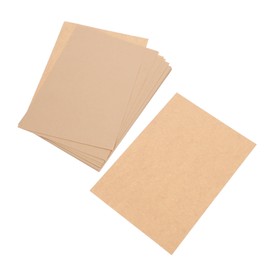 GANAZONO 50 Sheets Elegant Retro Kraft Letter Writing Paper Vintage Stationery for Heartfelt Letters Versatile Writing Supplies Compact Design for Go Use