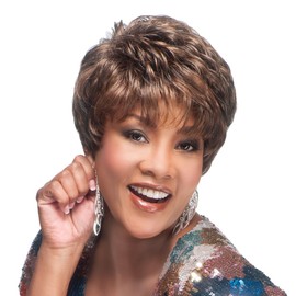 Vivica A. Fox AMY-V Synthetic Fiber, PS Cap Wig in Color P42730