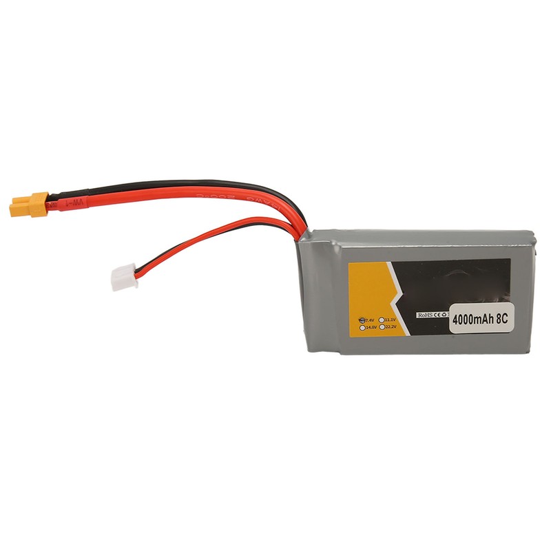 2S 7.4V 4000mAh 8C Lipo Battery 2S Lipo Battery for