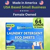 Splash Earth Laundry Detergent Sheets Made in USA (64 Loads,