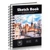 WSICSE A5 Hardcover Sketchbook, 60 Sheets Spiral Sketch Book, 160gsm