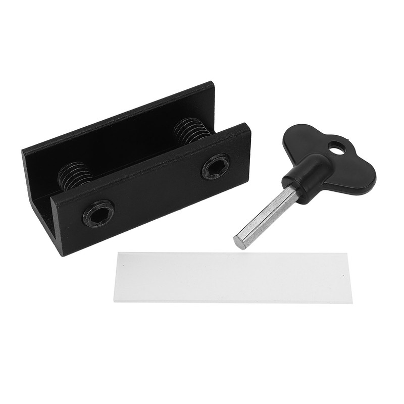 10 Set Window Lock 2 Holes Sliding Door Stopper High