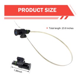 Titgoes 1 PC Transmission Dipstick, Rustproof & Heat-Resistant OEM #31086-JA00A Dipstick, for Vehicles Transmission Oil Level Measurement, Universal for Cars Suvs Trucks (Black)