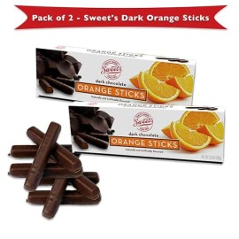 Sweets Candy Sweet's Dark Orange Sticks Pack of 2