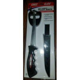 Eagle Claw Soft Handle Fillet Knife With Sheath & Sharpener ECK6