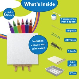 Skillmatics Marbling Magic Paint Kit for Kids, Art & Craft Activity for Girls & Boys, Water Marbling Kit, Craft Kits & Supplies, DIY Creative Activity, Gifts for Ages 6, 7, 8, 9, 10, 11, 12