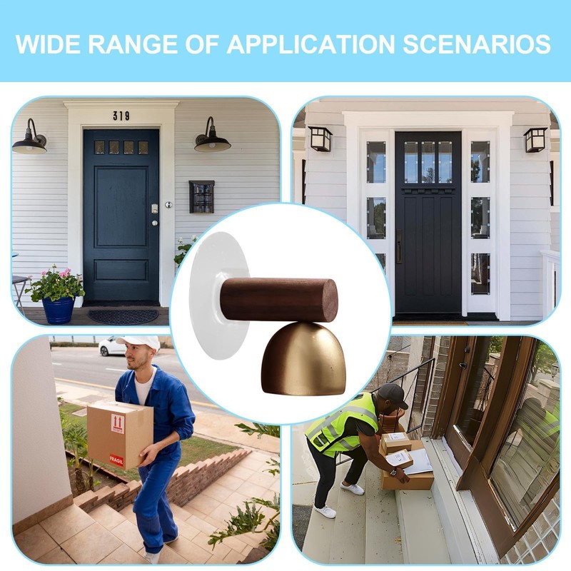Door Chime - Creative Wood Wall Mount Chime Bell -