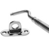 Micro Trader Stainless Steel Cabin Hook and Eye Shed Gate