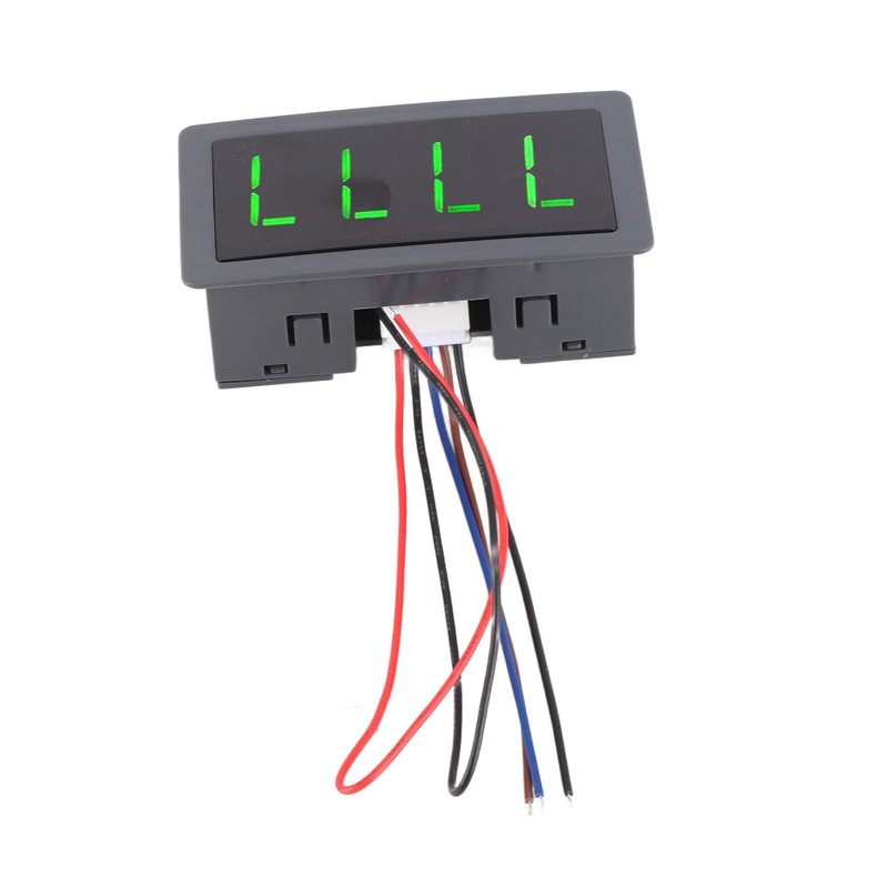 QANYEGN Digital LED Tachometer, Green 4 Digit LED Motor Tachometer,