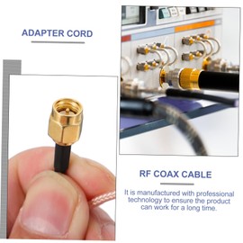 TEHAUX SMA Male to Female Antenna Extender Cable Coax Jumper Wire for Handheld Transceiver High Toughness Stable Signal Transmission for Amplifiers Boosters