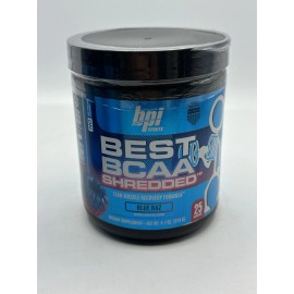BPI Sports Best BCAA Shredded Blue Raz Muscle Recovery 9.7oz 25 Servings 5/27