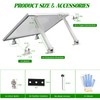 2 Sets Solar Panel Tilt Mount Brackets, 14-27IN Adjustable Solar