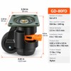 Heavy Duty Leveling Casters for Equipment – 360° Swivel Height-Adjustable