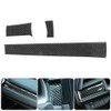 3pcs/set Center Console Trims Real Carbon Fiber Dashboard Covers Stickers