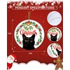 Black Cat Ornament for Christmas Tree Cat Gifts for Cat
