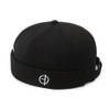 Cotton Breathable Docker Beanie Cap Durable Rolled Cuff Brimless Worker