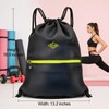 Crilano Smell Proof Drawstring Backpack,odor proof gym bag Pull String
